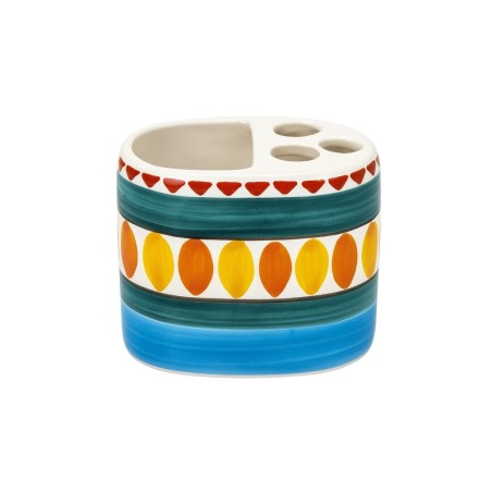 Portaspazzolini artigianale ceramiche siciliane de simone Solunto Portaspazzolini artigianale ceramiche siciliane de simone Solunto